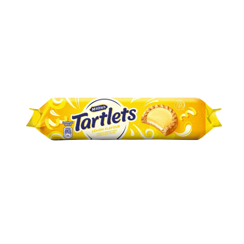 MCVITIE`S TARTLETS LEMON CHEESECAKE BISCUIT 100GM